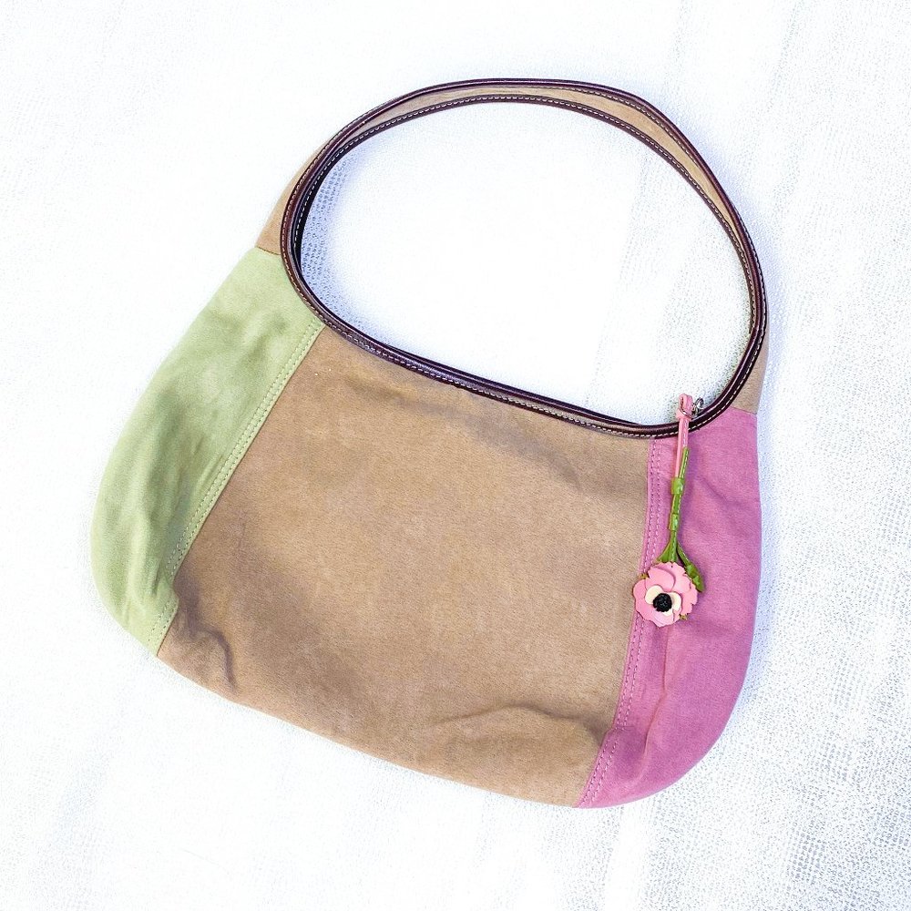 Liz Claiborne Brand || Pretty Little Pink Luxury Handbag Purse Clutch Style Bag